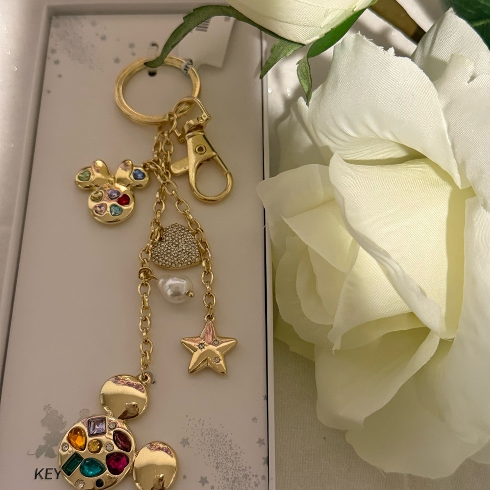 Disney Minnie Mouse Charm Keychain